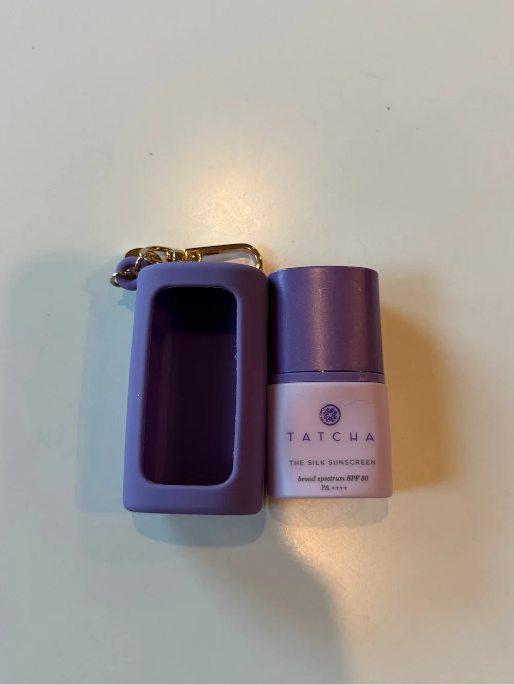 NWT Tatcha The Silk Sunscreen Lightweight SPF – Mini Keychain